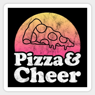 Pizza Lover Pizza and Cheer Sticker